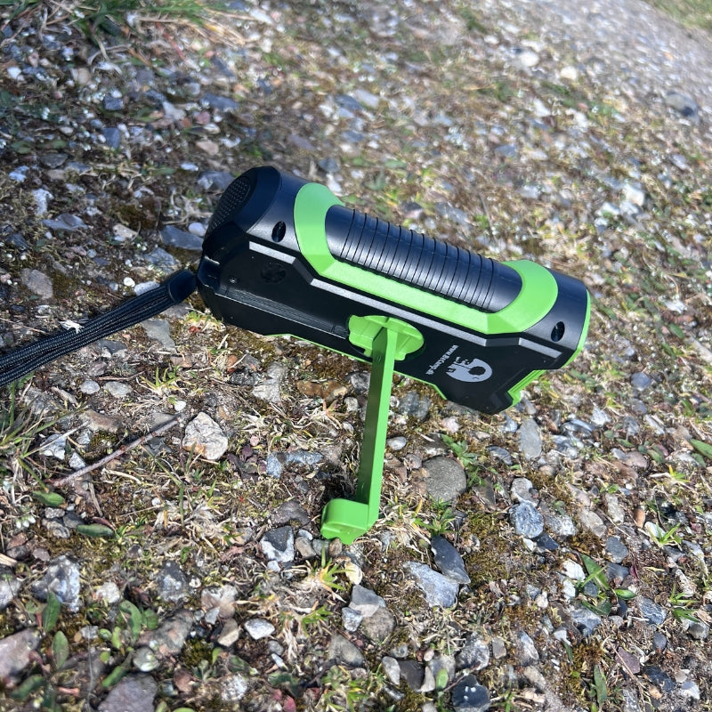Nødradio – FM/AM – Håndsving – Solcelle – 5000 mAh powerbank - lommelygte