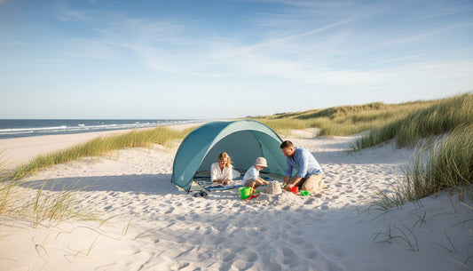 Pop-up strandtelt med UV-beskyttelse: Den ultimative guide til 2026